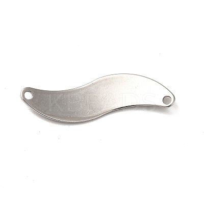 Non-Tarnish 201 Stainless Steel Connector Charms STAS-D244-11P-1
