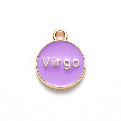 Alloy Enamel Pendants X-ENAM-S124-01A-01B-1