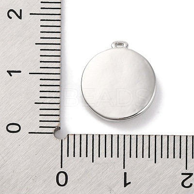 Brass Pendants With Clear Cubic Zirconia KK-S403-03P-1
