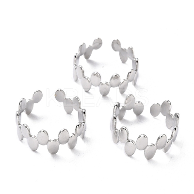 Tarnish Resistant 304 Stainless Steel Finger Rings LS-RJEW-L102-02P-1