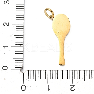 Sport Theme 304 Stainless Steel Pendants STAS-H254-02D-G-1