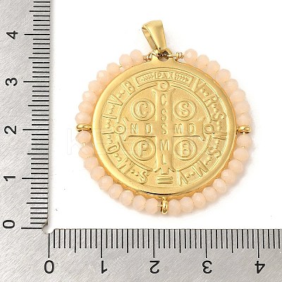 Ion Plating(IP) 304 Stainless Steel Pendants STAS-P368-03G-04-1