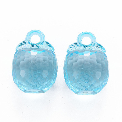 Autumn Theme Transparent Acrylic Pendants LS-TACR-T024-04B-946-1