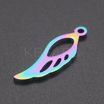 Ion Plating(IP) 201 Stainless Steel Pendants STAS-R111-JA547-1