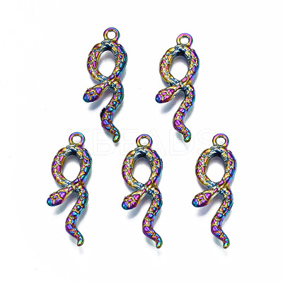 Rainbow Color Alloy Pendants PALLOY-N163-117-NR-1