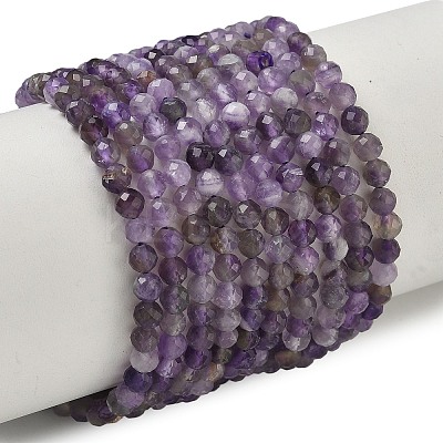 Natural Amethyst Beads Strands G-A252-A03-01A-1
