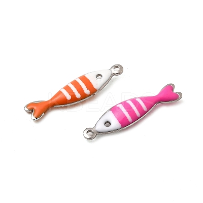 304 Stainless Steel Enamel Charms LS-STAS-Q363-14J-P-1