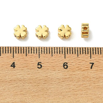 SHEGRACE Brass Clover Beads XGRPCU725-301G-1