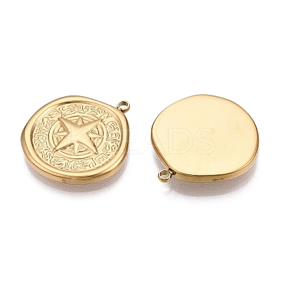 PVD Vacuum Plating 201 Stainless Steel Pendants LS-STAS-J401-VC924-1