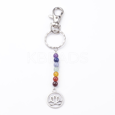 Tibetan Style Alloy Keychain KEYC-JKC00150-1