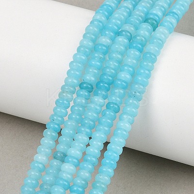 Natural White Jade Beads Strands G-L635-A02-4x2mm-07-1