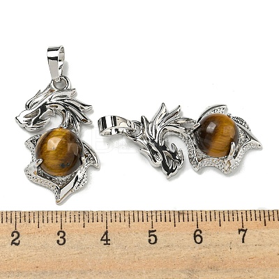 Natural & Synthetic Mixed Gemstone Pendants G-G111-01P-1