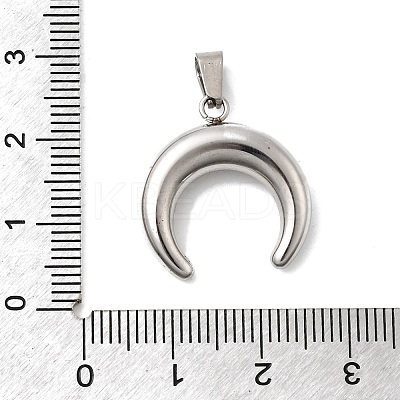 304 Stainless Steel Pendants STAS-P420-02P-1