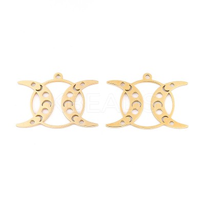 304 Stainless Steel Pendants STAS-N108-35G-1