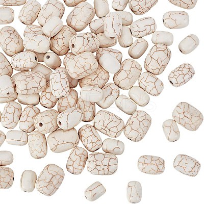 82Pcs 3 Styles Synthetic Turquoise Beads Strands G-AR0006-02B-1