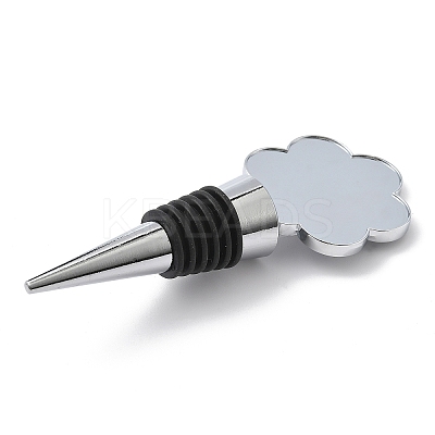 Alloy with Epoxy Wine Bottle Stoppers Cabochon Settings AJEW-G007-01A-1