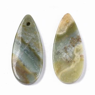 Natural Amazonite Pendants G-T111-08-1