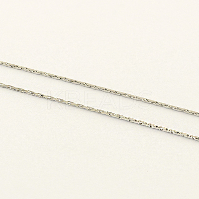 Tarnish Resistant 304 Stainless Steel Boston Chain CHS-R007-1.3mm-1