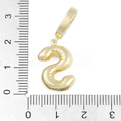 Brass Micro Pave Clear Cubic Zirconia Pendants KK-M289-01S-G-1