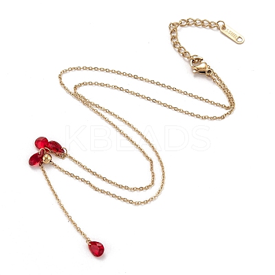 304 Stainless Steel Pendant Necklaces STAS-A049-25-1