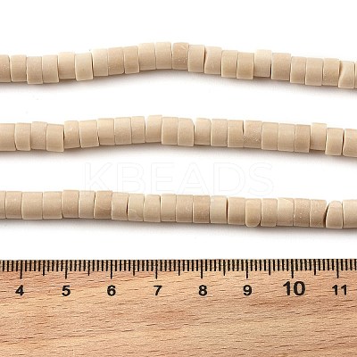 Natural Fossil Beads Strands G-M420-A10-01-1