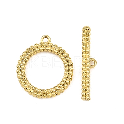 Brass Toggle Clasps KK-G548-30G-1