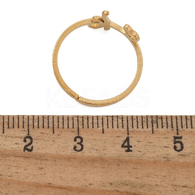 304 Stainless Steel Cuff Rings for Women RJEW-D285-01G-K-1