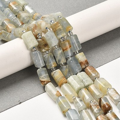 Natural Blue Calcite Beads Strands G-N327-06-05-1