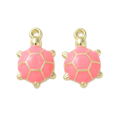 Alloy Enamel Pendants FIND-O003-08A-G-1