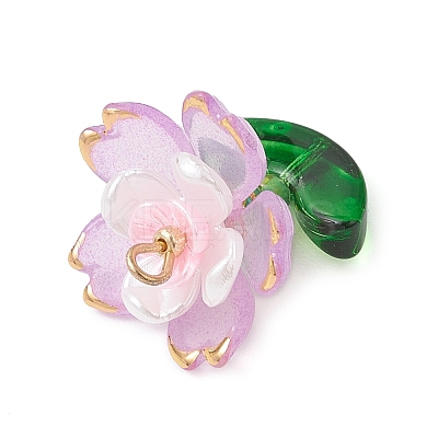 Transparent Acrylic Pendants PALLOY-MZ00823-1