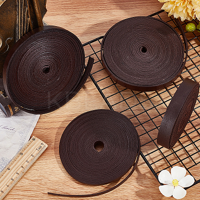 Flat Cowhide Leather Cord WL-GF0001-08C-02-1
