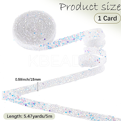 5M Rhinestone Ribbon OCOR-CY0002-01B-1