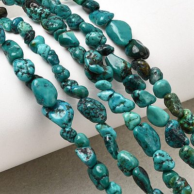Natural HuBei Turquoise Bead Strands G-H345-A01-10-1