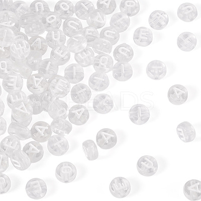 100Pcs 5 Styles Transparent Acrylic Beads OACR-TA0003-48C-1