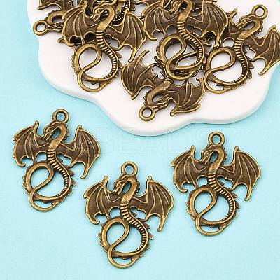 Tibetan Style Pendants TIBEP-K063kg-AB-NR-1