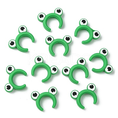 20Pcs Frog Ear Silicone Focal Beads SIL-CJ0002-83B-1