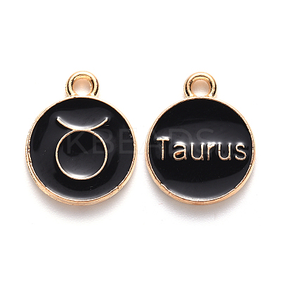 Alloy Enamel Pendants LS-ENAM-S124-01B-08C-1
