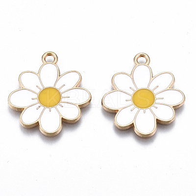 Eco-Friendly Alloy Enamel Pendants X-ENAM-Q437-041A-NR-1