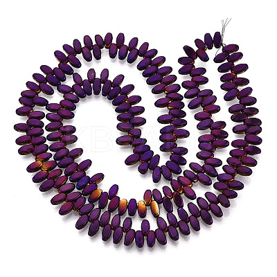 Electroplated Synthetic Non-magnetic Hematite Beads Strands G-T139-65D-1
