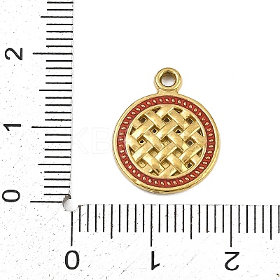 304 Stainless Steel Pendants STAS-D042-02A-G-1