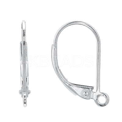 925 Sterling Silver Hoop Earrings STER-P032-06S-1