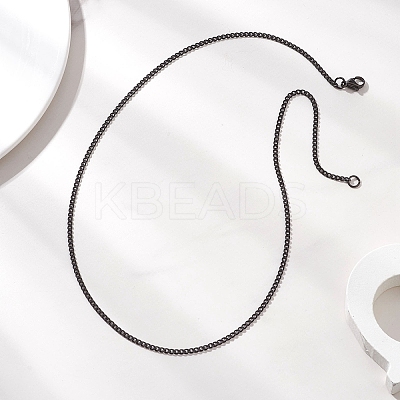 2.5MM 304 Stainless Steel Twisted Chain Necklaces for Women Men NJEW-JN05819-02-1