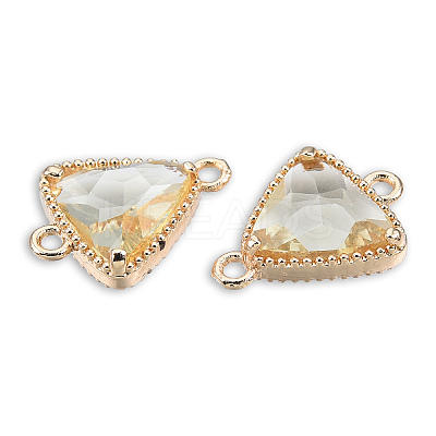 Transparent K9 Glass Connector Charms GLAA-N038-60-F12-1