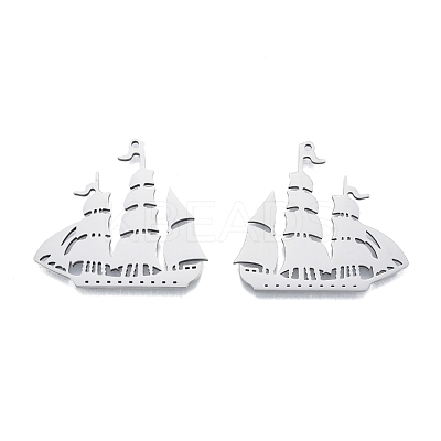 Non-Tarnish 201 Stainless Steel Pendant STAS-B027-17P-1