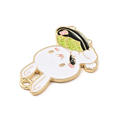 Cartoon Alloy Enamel Pendants ENAM-G207-01B-LG-1