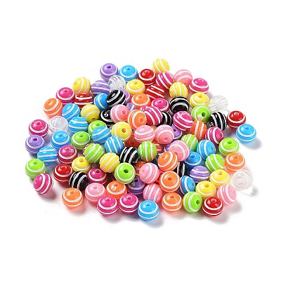 Opaque Acrylic Beads OACR-A027-03-1