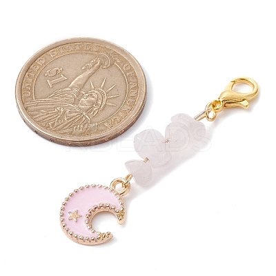 3Pcs 3 Styles Alloy Enamel Pendants Decoraiton HJEW-JM01655-1