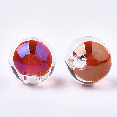 Transparent Acrylic Beads TACR-S148-11H-1