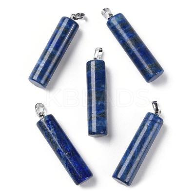 Natural Lapis Lazuli Dyed Pendants G-E603-02P-02-1