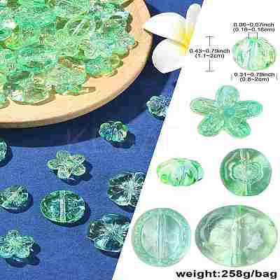 250G Transparent Acrylic Beads OACR-CJ0002-33B-1